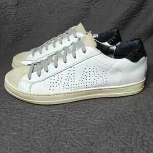 P448 Women's John Low Top Leather Casual Sneakers Shoes Size 7.5-8